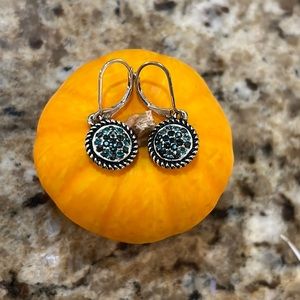 Napier earrings beautiful blue color
